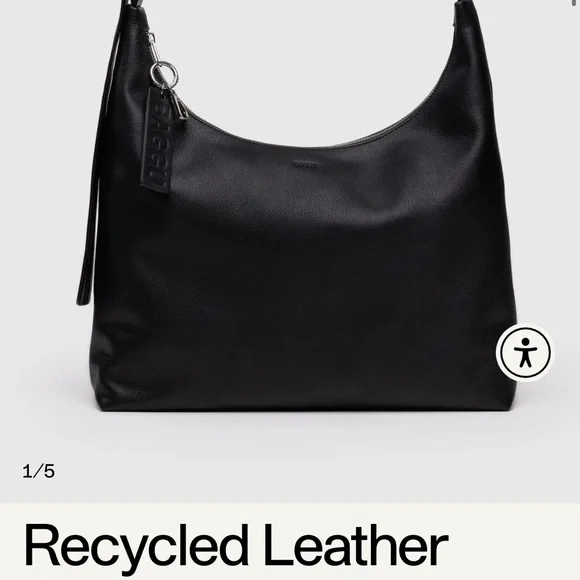 BAGGU Recycled Leather Shoulder Bag - Picture 2 of 7
